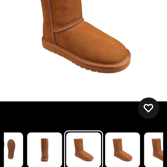 Lamo Kora Water Resistant Suede Chestnut Boots - Picture 6 of 7